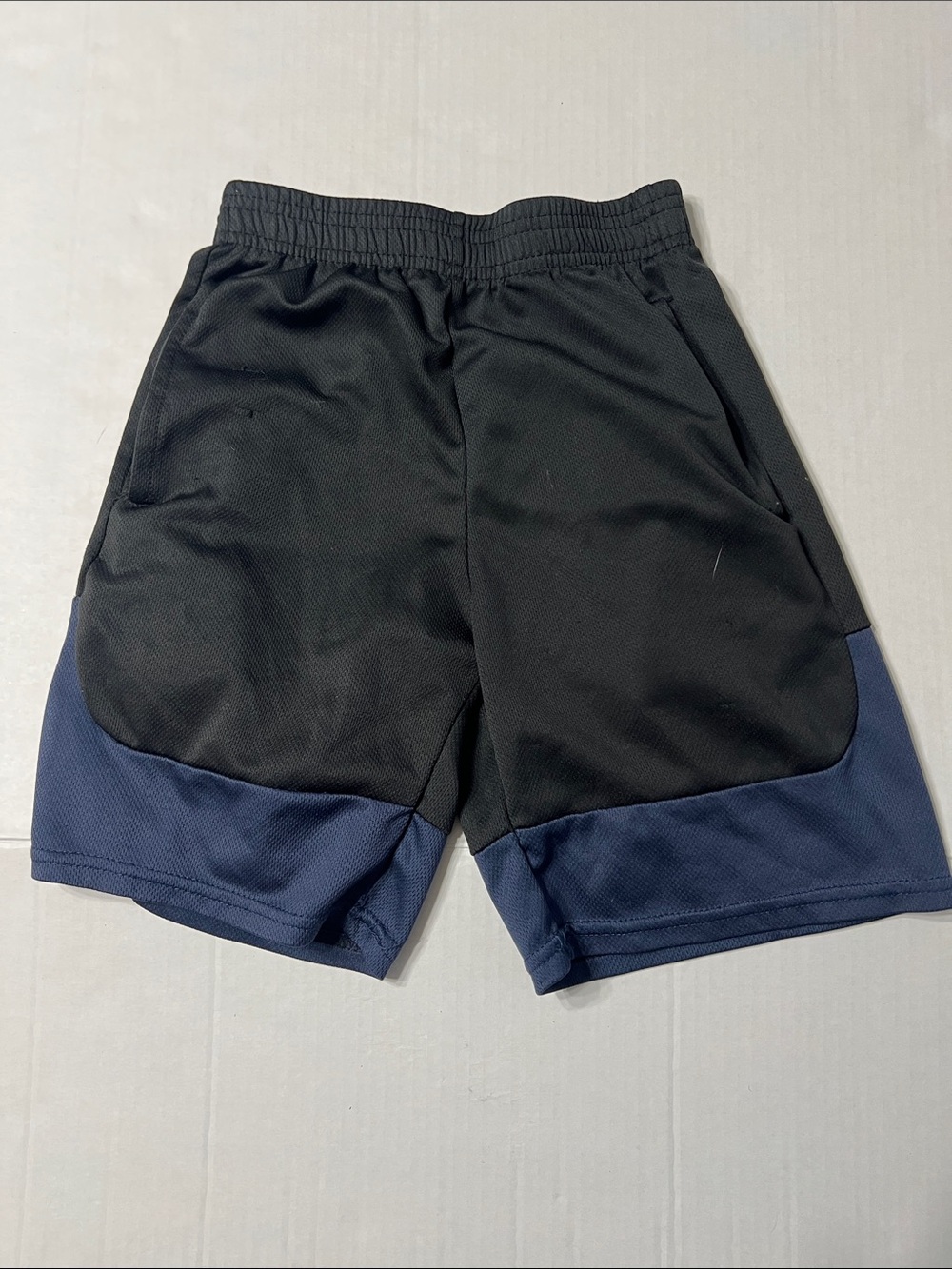 Essentials Black and Navy Athletic Shorts